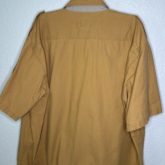 Cabela’s Men’s Safari Series Short Sleeve Button Down Outdoors Hunting 2XLT - Picture 6 of 10
